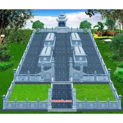 Bản thiết kế 3D khu lăng mộ đá BMD 47