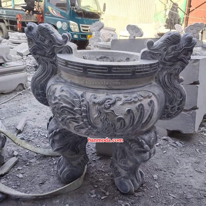 Lư hương đá Ninh Bình có mấy loại: Tìm hiểu các kiểu dáng và ý nghĩa phong thủy