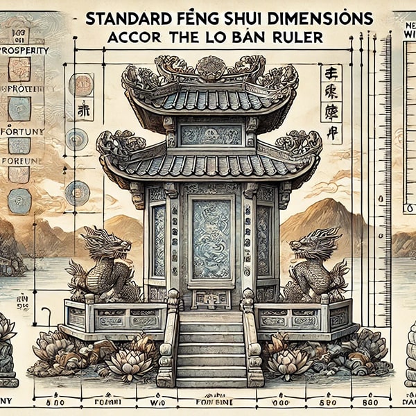 Kích Thước Lăng Thờ Chung Chuẩn Phong Thủy Theo Thước Lỗ Ban