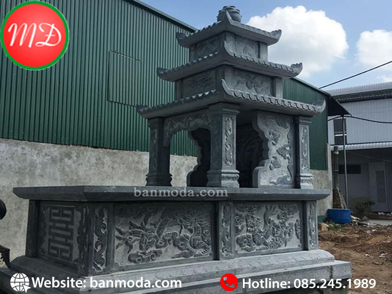 mo-da-ba-mai-dao-truyen-thong-mau-mo-da-phong-thuy-1 mộ đá ba mái đao truyền thống - mẫu mộ đá phong thủy