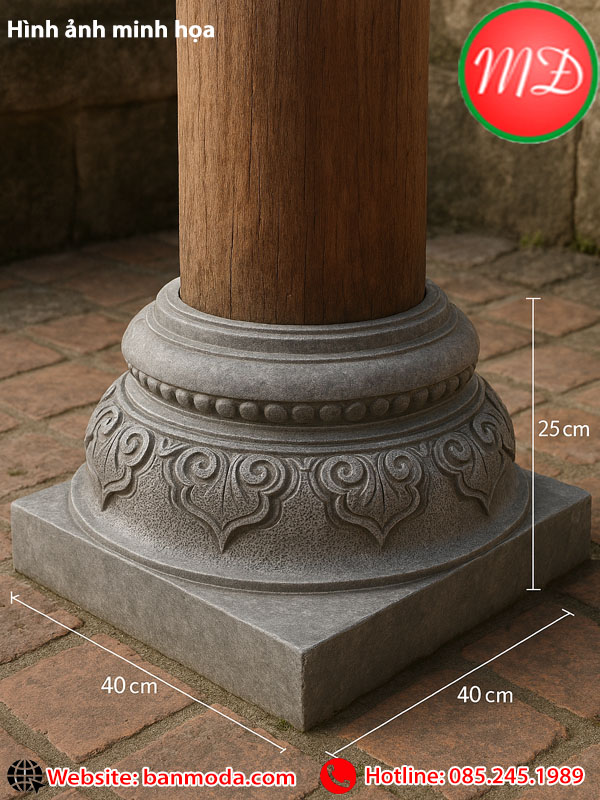 chân tảng đá nguyên khối - mẫu chân tảng cổ điển chân tảng đá nguyên khối - mẫu chân tảng cổ điển